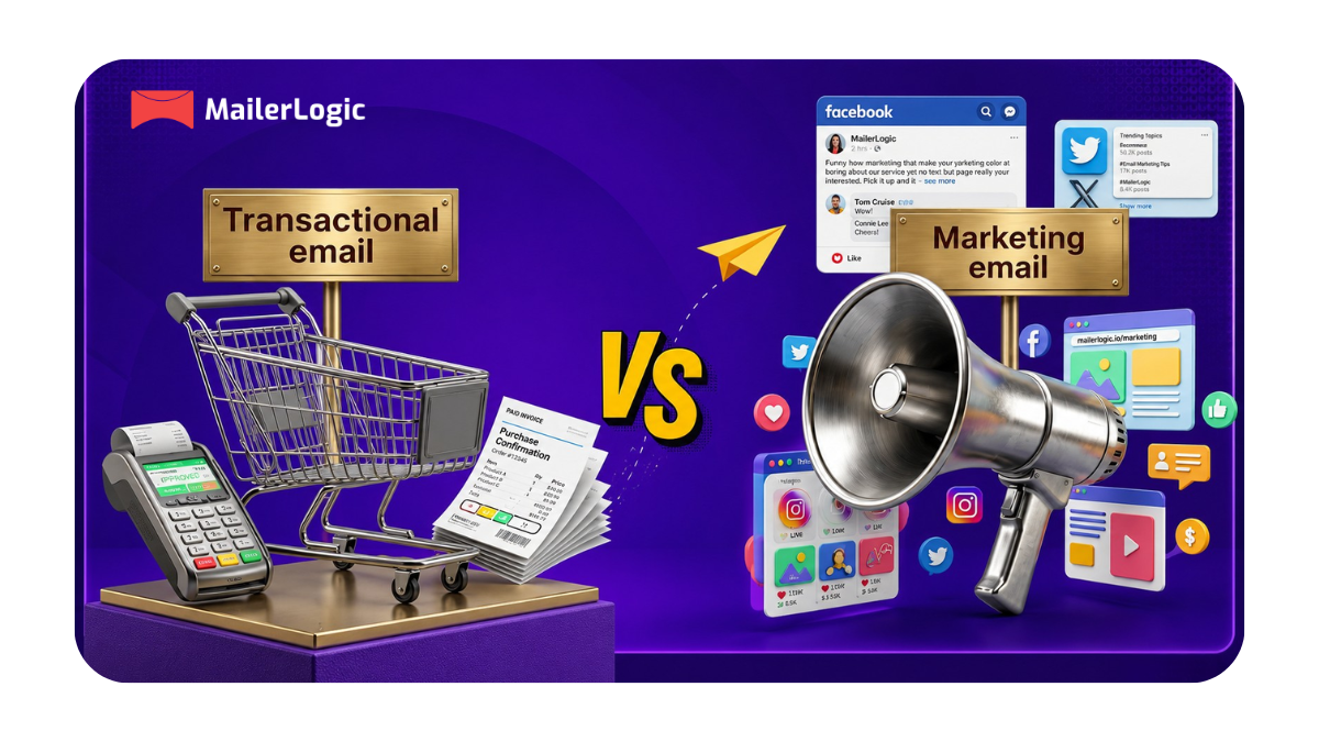 Transactional vs Marketing Email: Key Differences