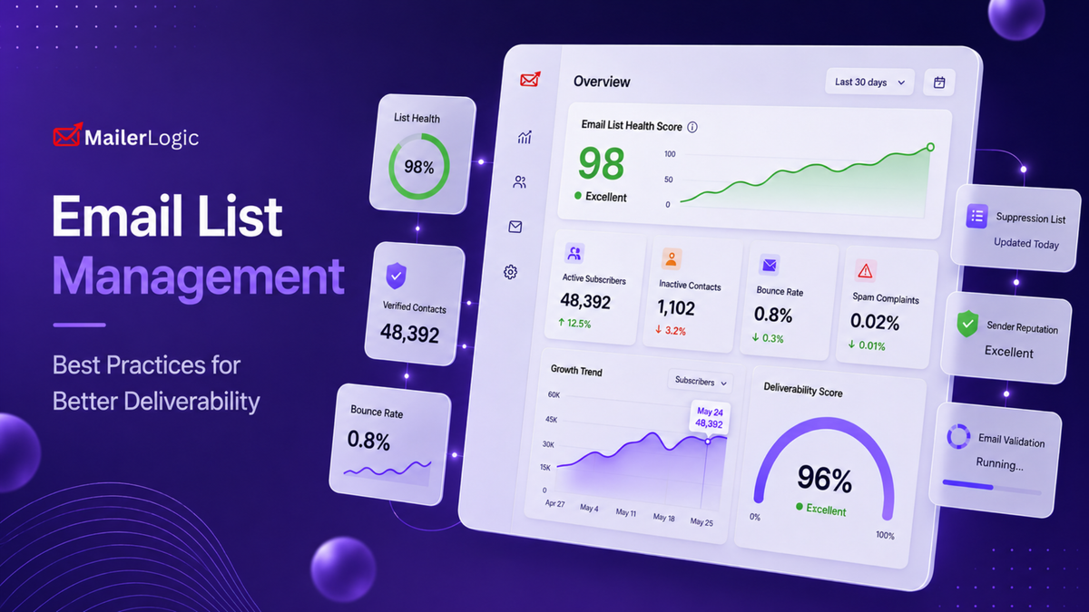 Email List Management: Best Practices for Better Deliverability